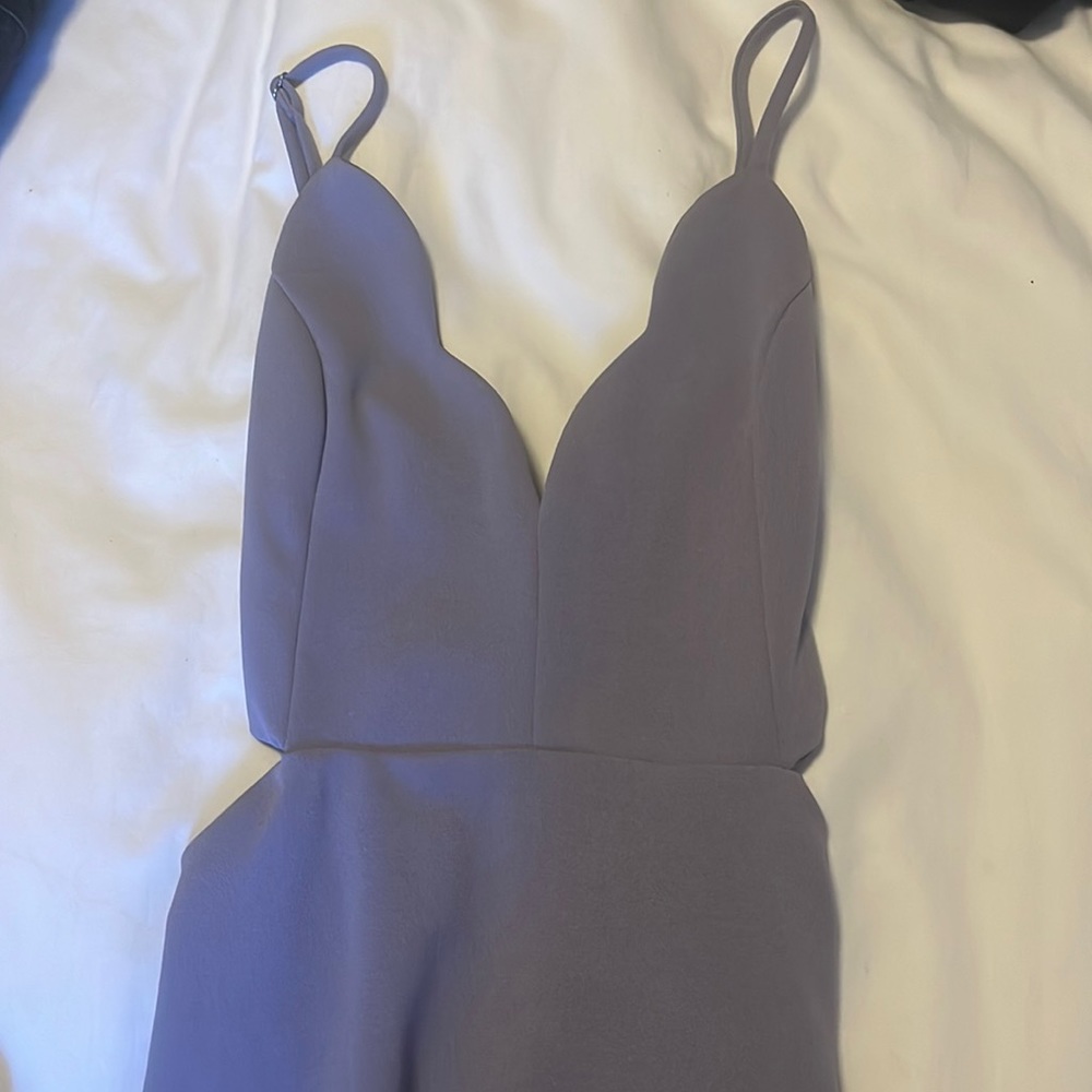 Sunset + Sprig Purple Bodycon Mini Dress